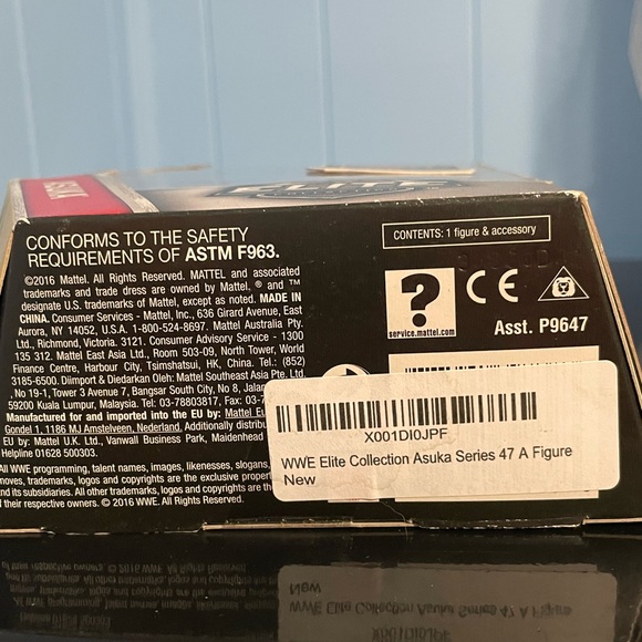 NIB WWE Elite Collection Series #47 A; First Time in The Line: NXT’s Asuka - Picture 5 of 5